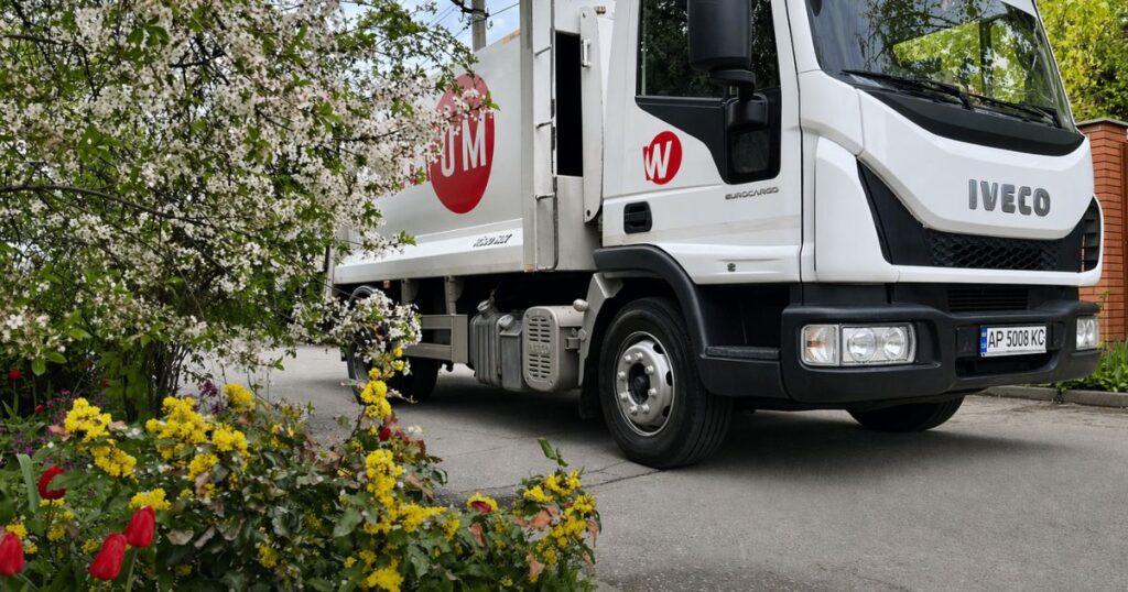 Робота сміттєвозів ТОВ «ВЕЛЬТУМ-ЗАПОРІЖЖЯ» у приватному секторі Шевченківського району